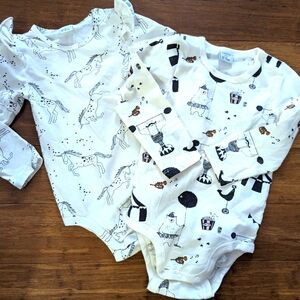 2pc Lindex baby girl onesies